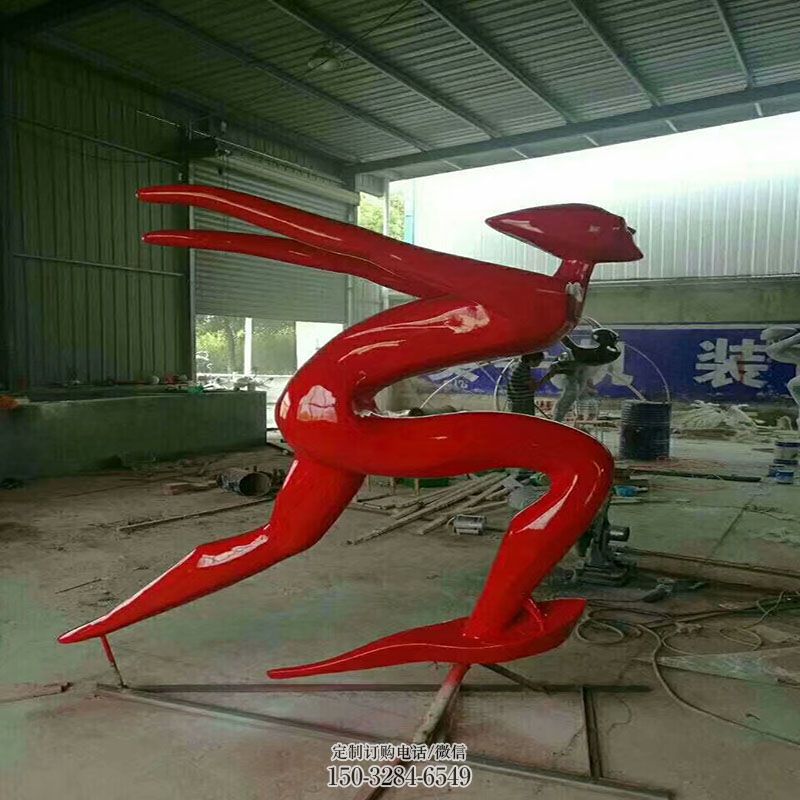 环境滑雪雕塑制作