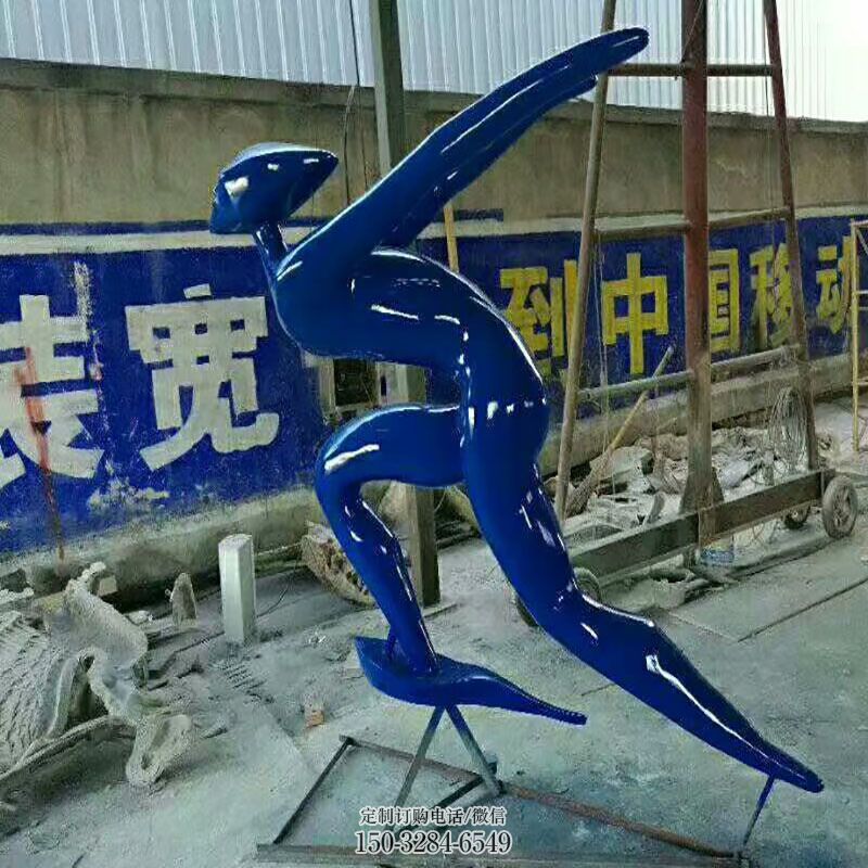 企业标志滑雪雕塑工厂
